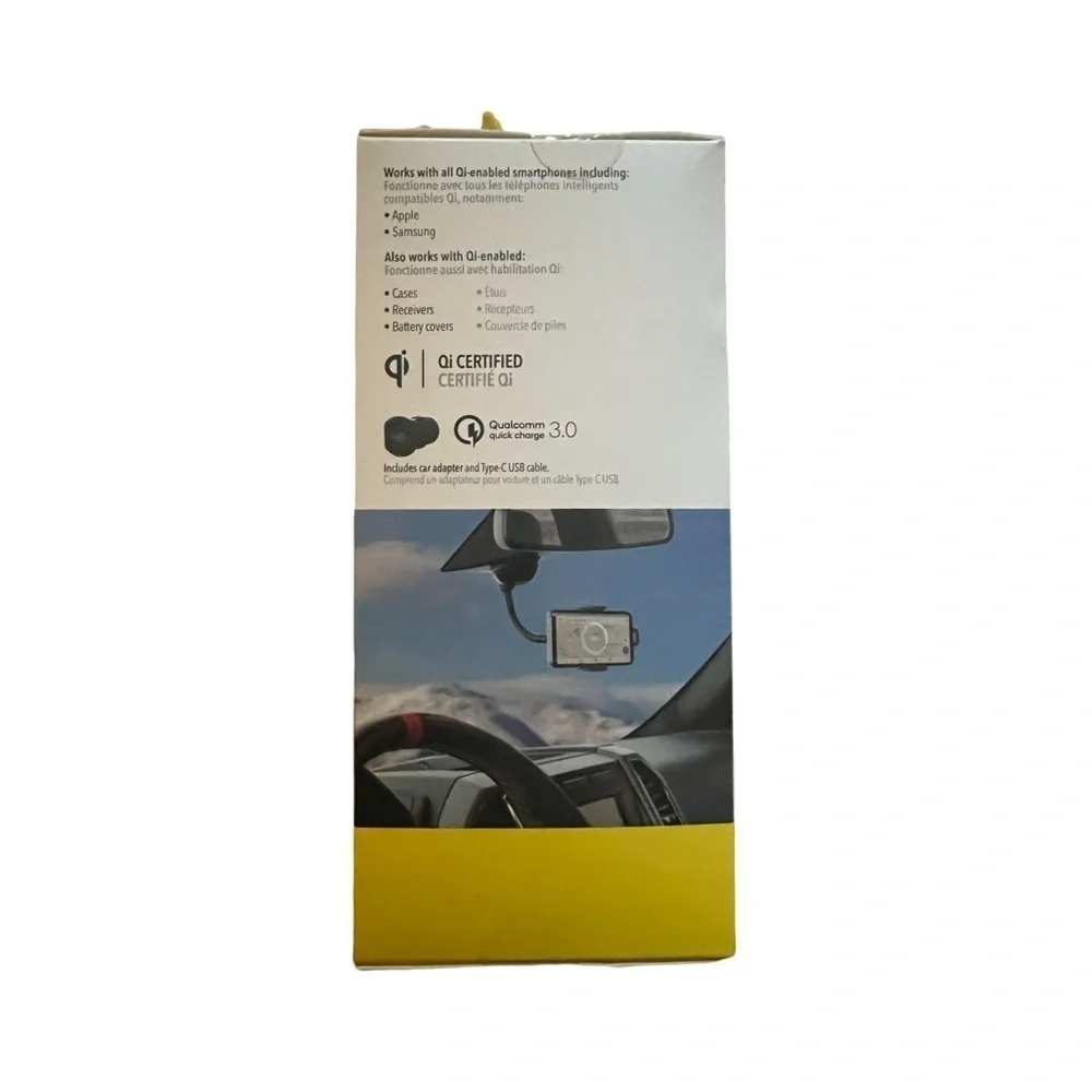 Scosche Wireless Fast Charging Window:Dash Mount​​​